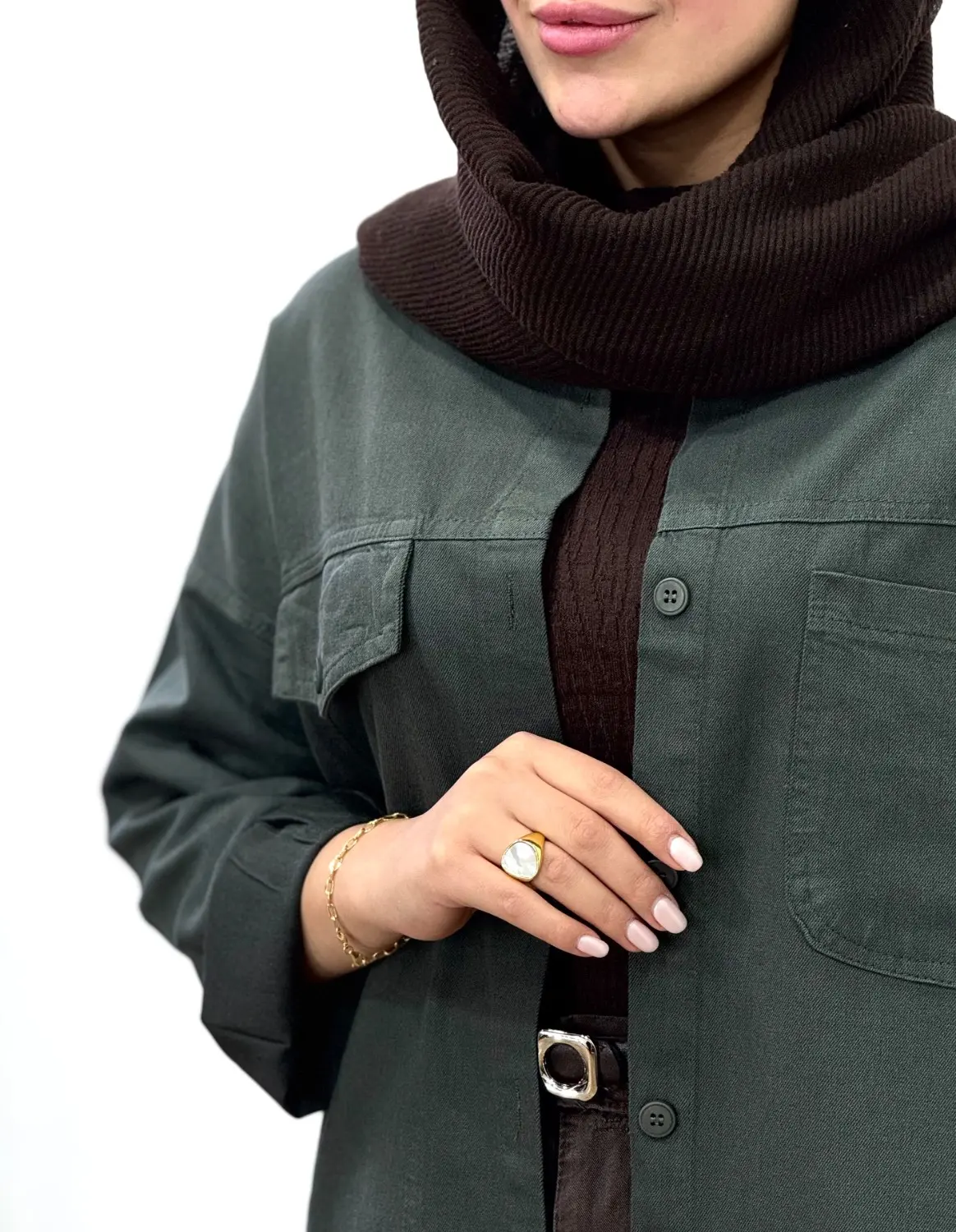 مانتو کتان کاغذی ترک ابریشمی رنا